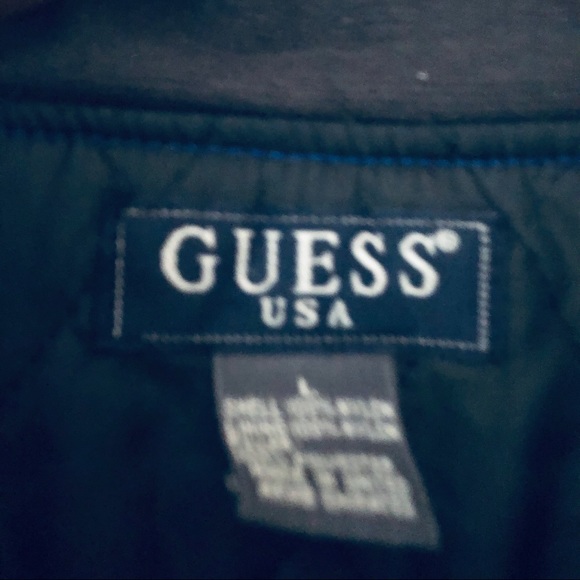 Vintage Guess USA Blue Windbreaker Jacket (L) - Picture 4 of 8